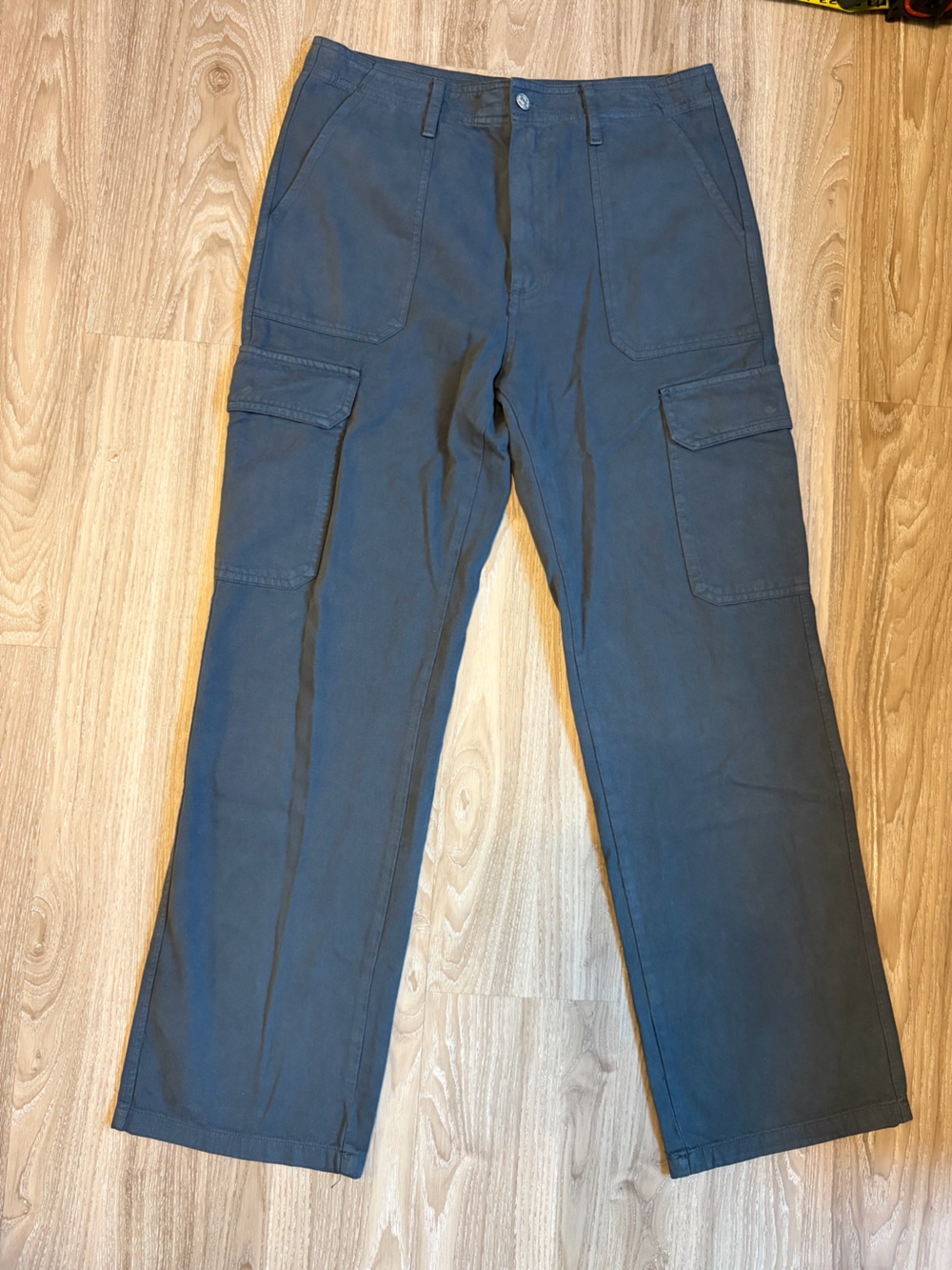 Zara Women's Dark grey/ black Cargo Pants Size 10 Brand New with Tags